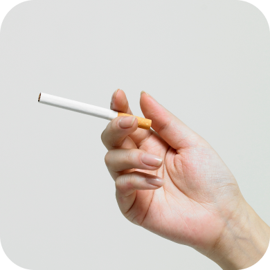 Cataract caused by frequent smoking