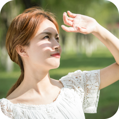 Cataract caused by prolonged UV exposure